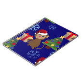 Weihnachtsaffen Notizblock (Linke Seite)