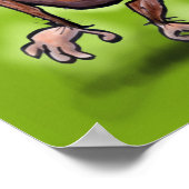 Weihnachtsaffen Poster (Ecke)