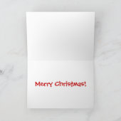 Weihnachtsaffen und Baboons Feiertagskarte (Innenseite)