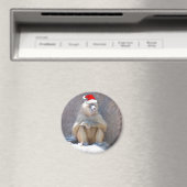 Weihnachtsaffen und Baboons Magnet (In Situ (Geschirrspüler))