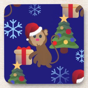 Weihnachtsaffen Untersetzer