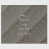 Weihnachtsägyptische Hieroglyphen-altes Schreiben Geschenkpapier (Flach)