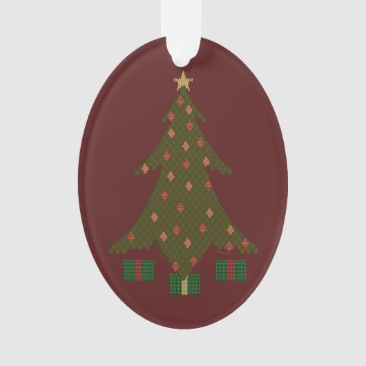 Weihnachtsakrylverzierung Ornament (Vorderseite)