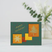 Weihnachtsakzente Benutzerdefinierbare Postkarte (Stehend Vorderseite)