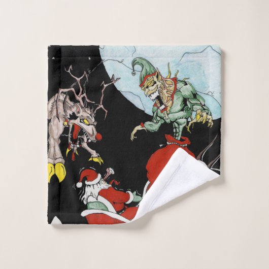 Weihnachtsalbtraum Bad Handtuch Set oder Single (Waschlappen)