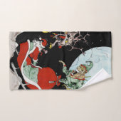 Weihnachtsalbtraum Bad Handtuch Set oder Single (Handtuch)