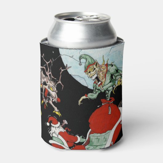 Weihnachtsalbtraum Custom Can Cooler Dosenkühler (Kanne Vorderseite)