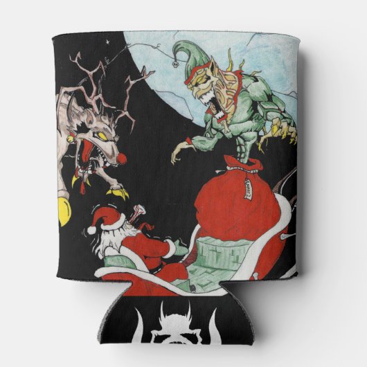 Weihnachtsalbtraum Custom Can Cooler Dosenkühler (Rückseite)