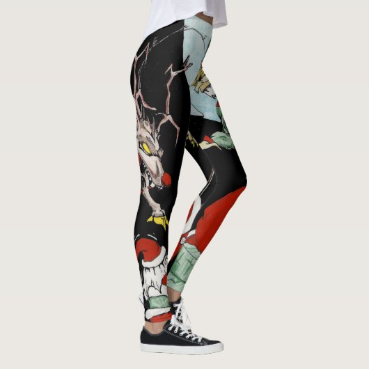 Weihnachtsalbtraum Custom Leggings (Rechts)