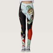 Weihnachtsalbtraum Custom Leggings (Vorderseite)