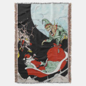 Weihnachtsalbtraum Custom throw Blanket Decke (Vorderseite Vertikal)