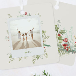 Weihnachtsalbum des Botanischen Kunsthandwerks Ornament Aus Metall