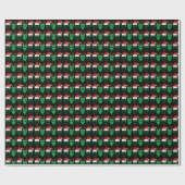 Weihnachtsaliens Geschenkpapier (Flach)