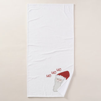 Weihnachtsalpaka Badehandtuch