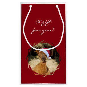 Weihnachtsalpaka-Geschenk-Tasche Kleine Geschenktüte