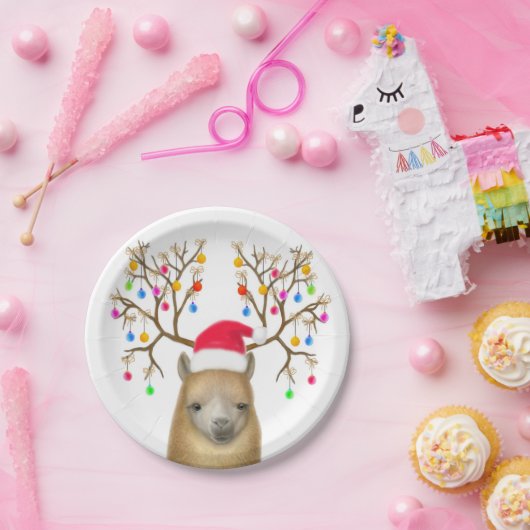Weihnachtsalpaka-Papier-Teller Pappteller (Party)