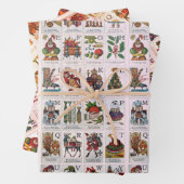 Weihnachtsalphabet Geschenkpapier Set (Beispiel)
