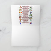 Weihnachtsameisen Feiertagskarte (Innenseite)