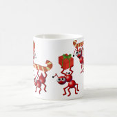 Weihnachtsameisen Kaffeetasse (Mittel)
