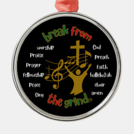 Weihnachtsanbetung BFTG-Ornament Ornament Aus Metall