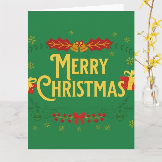 Weihnachtsanfahrtskarte Karte (Gelbe Blume)