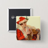 Weihnachtsanfall Button (Vorne & Hinten)