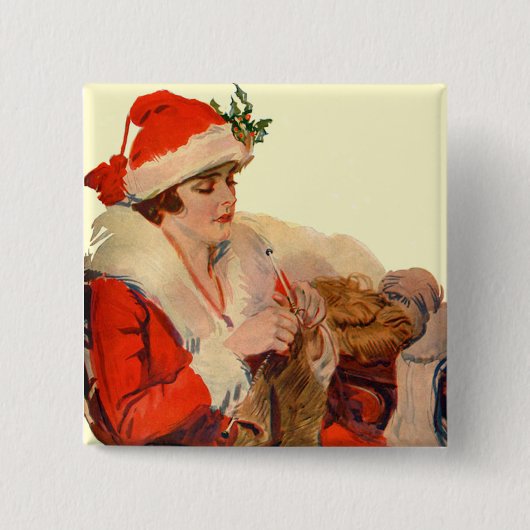 Weihnachtsanfall Button (Vorderseite)