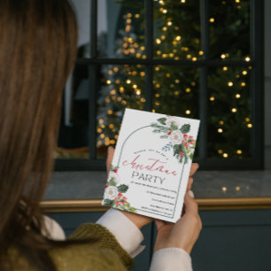 Weihnachtsanfang im Wasser Weihnachten Einladung