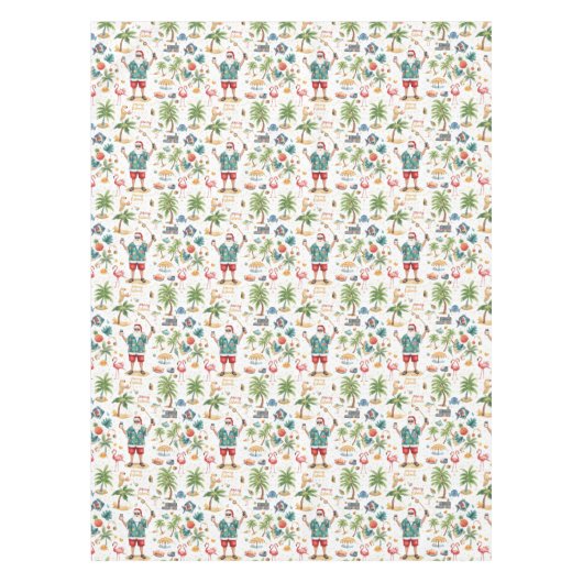 Weihnachtsanfang mit Weihnachtsmann Tischdecke (Vorderseite)