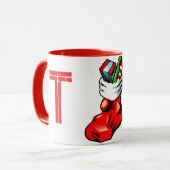 Weihnachtsanfängliche Tasse (Vorderseite Links)