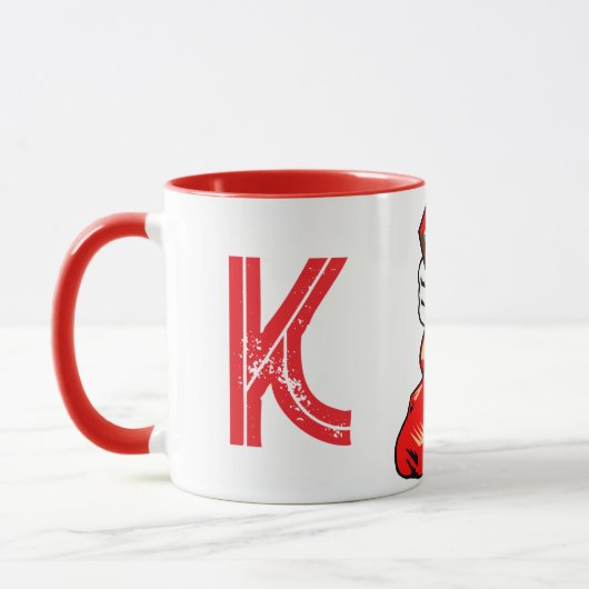 Weihnachtsanfängliche Tasse (Links)