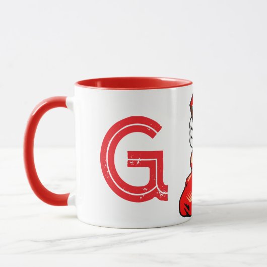 Weihnachtsanfängliche Tasse (Links)