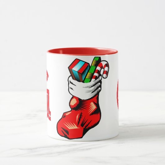 Weihnachtsanfängliche Tasse (Zentrum)