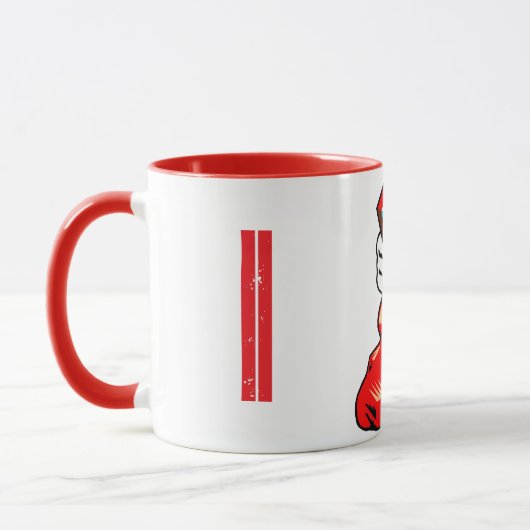 Weihnachtsanfängliche Tasse (Links)