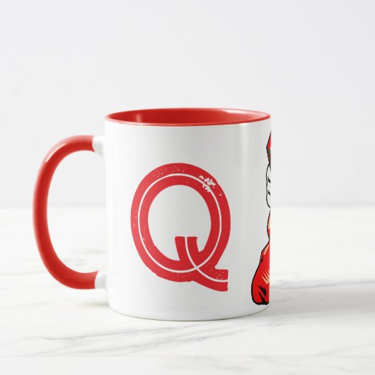 Weihnachtsanfängliche Tasse (Links)