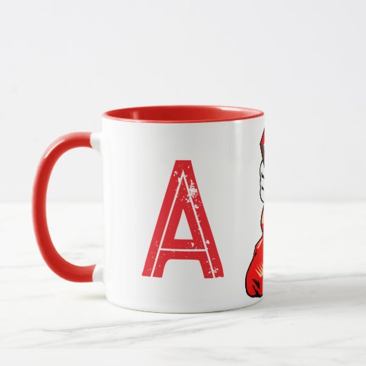 Weihnachtsanfängliche Tasse (Links)