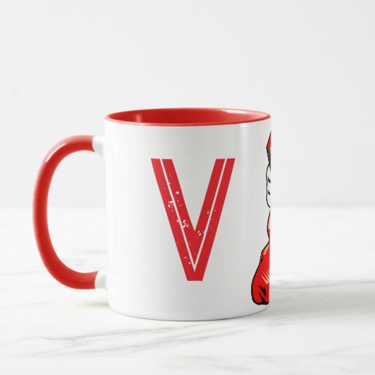 Weihnachtsanfängliche Tasse (Links)