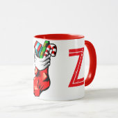 Weihnachtsanfängliche Tasse (VorderseiteRechts)