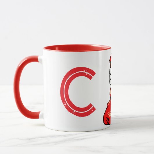 Weihnachtsanfängliche Tasse (Links)