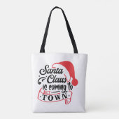 Weihnachtsanflug Tasche (Rückseite)