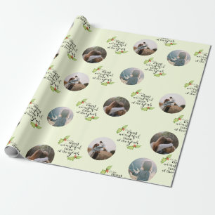 Weihnachtsangebot am schönsten in der Hand Geschenkpapier