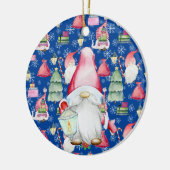 Weihnachtsangebot & Blumenmuster Keramik Ornament (Links)