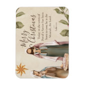 Weihnachtsangebot der Krippe Magnet (Vertikal)