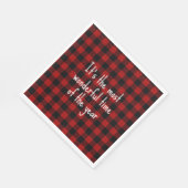 Weihnachtsangebot in Buffalo Kariert Serviette (Ecke)