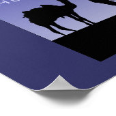 Weihnachtsangebot mit 3 Weisen Poster (Ecke)