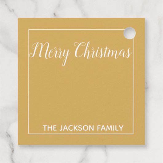 Weihnachtsangebot mit Engel & Gold Geschenkanhänger (Rückseite)