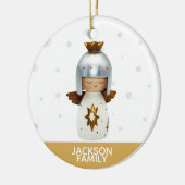 Weihnachtsangebot mit Engel & Gold Keramik Ornament (Links)