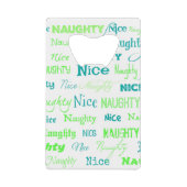 Weihnachtsangebot Spaß schmutzig oder schön Geldbeutel Flaschenöffner (Vorderseite)