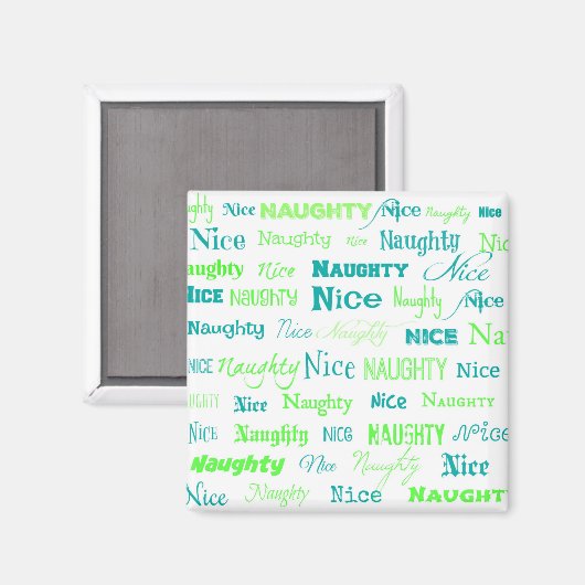 Weihnachtsangebot Spaß schmutzig oder schön Magnet (Vorderseite/Rückseite)