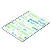 Weihnachtsangebot Spaß schmutzig oder schön Notizblock (Linke Seite)